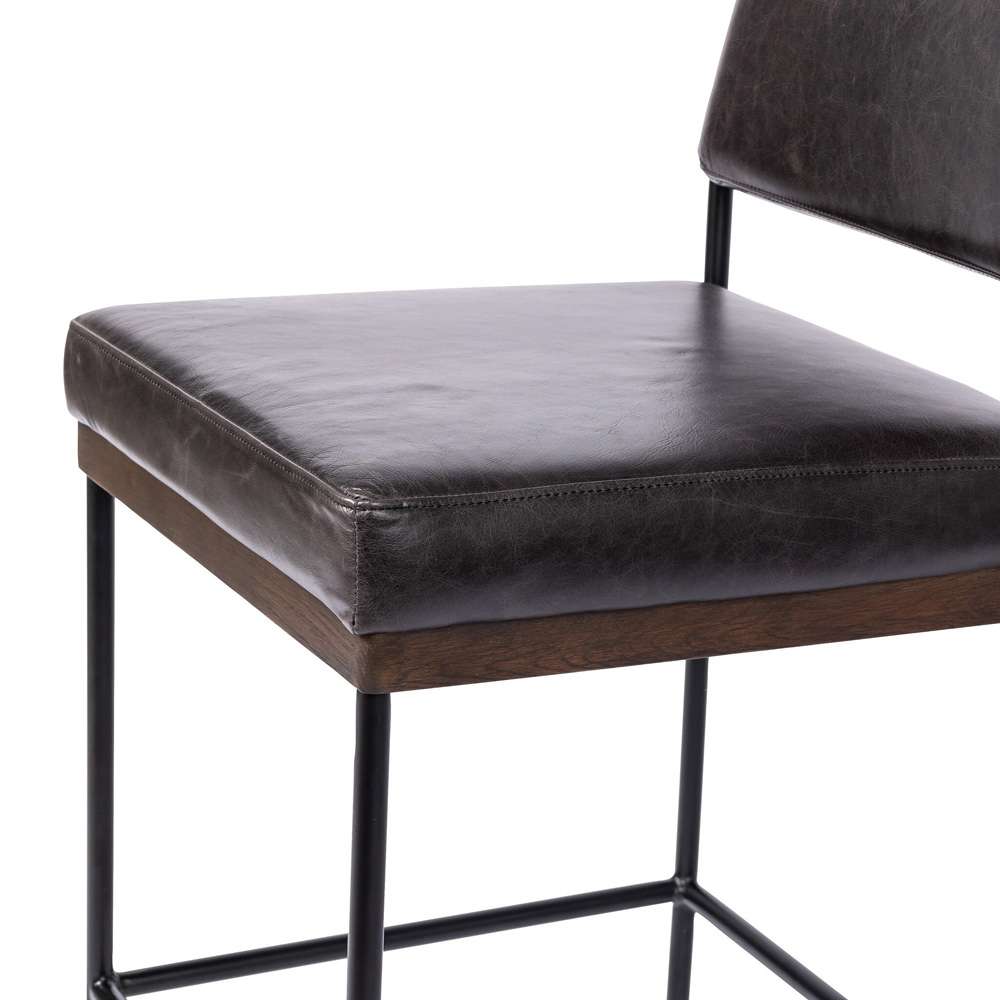 Four Hands - Benton Bar Stool - Sonoma Black - 109318-013 veiw 5