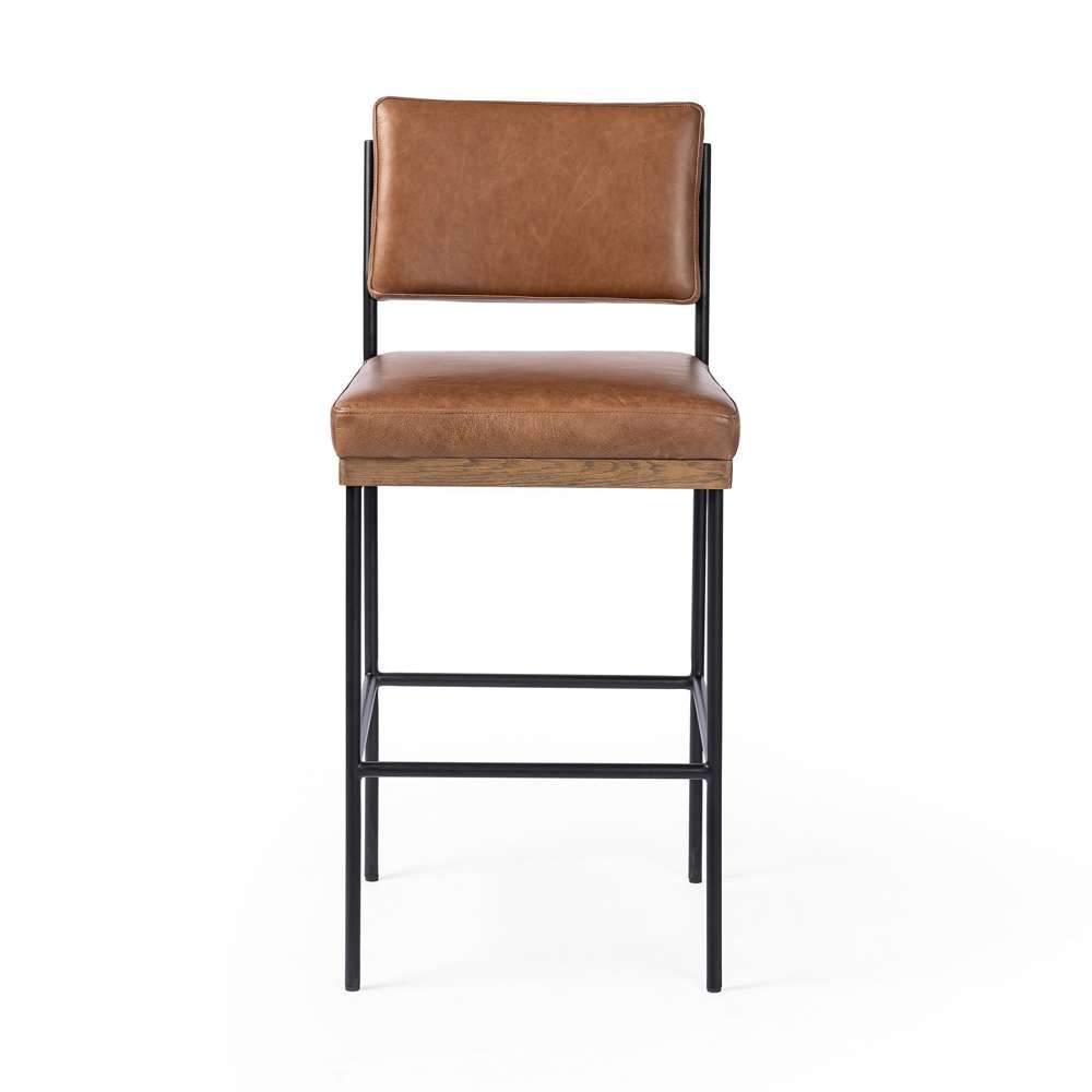 Four Hands - Benton Bar Stool - Sonoma Chestnut - 109318-009 veiw 3