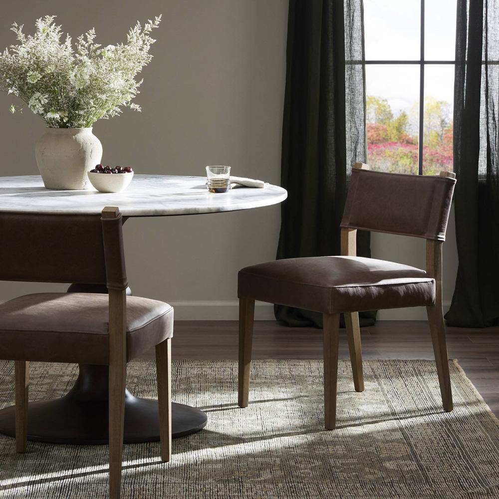 Four Hands - Berman - Ferris Dining Chair - Palermo Cigar - 104374-019 veiw 11