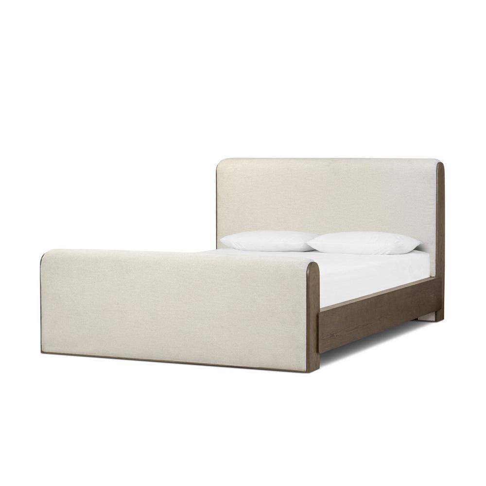 Four Hands - Berman - Sloane Bed - Crypton Wayfarer Snow - King - 246168-006 veiw 1