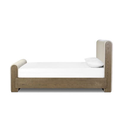 Four Hands - Berman - Sloane Bed - Crypton Wayfarer Snow - King - 246168-006 veiw 3
