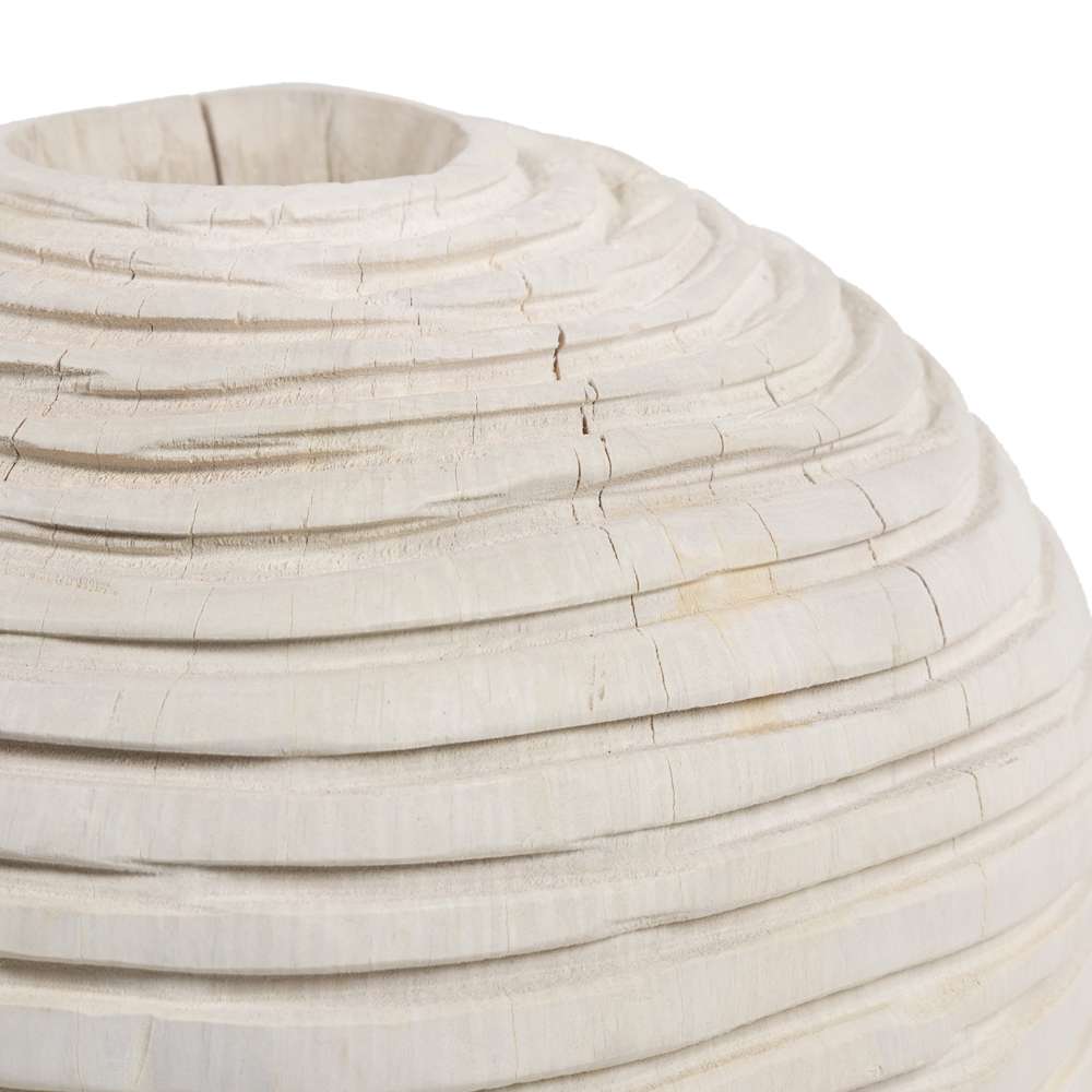 Four Hands - Beto Banded Vessel - Ivory - 228607-002 veiw 4