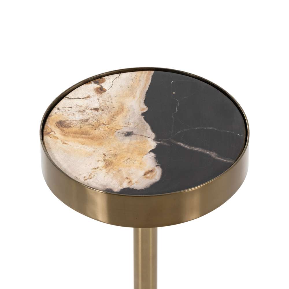 Four Hands - Bevin End Table - Dark Petrified Wood - 227724-001 veiw 4