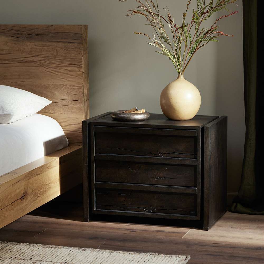 Four Hands - Bina - Alora Nightstand - Dark Espresso Reclaimed French - 242180-001 veiw 12