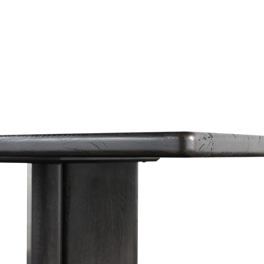 Four Hands - Bina - Castro Dining Table 118in - Dark Espresso Reclaimed French Oak - 244708-001 veiw 6