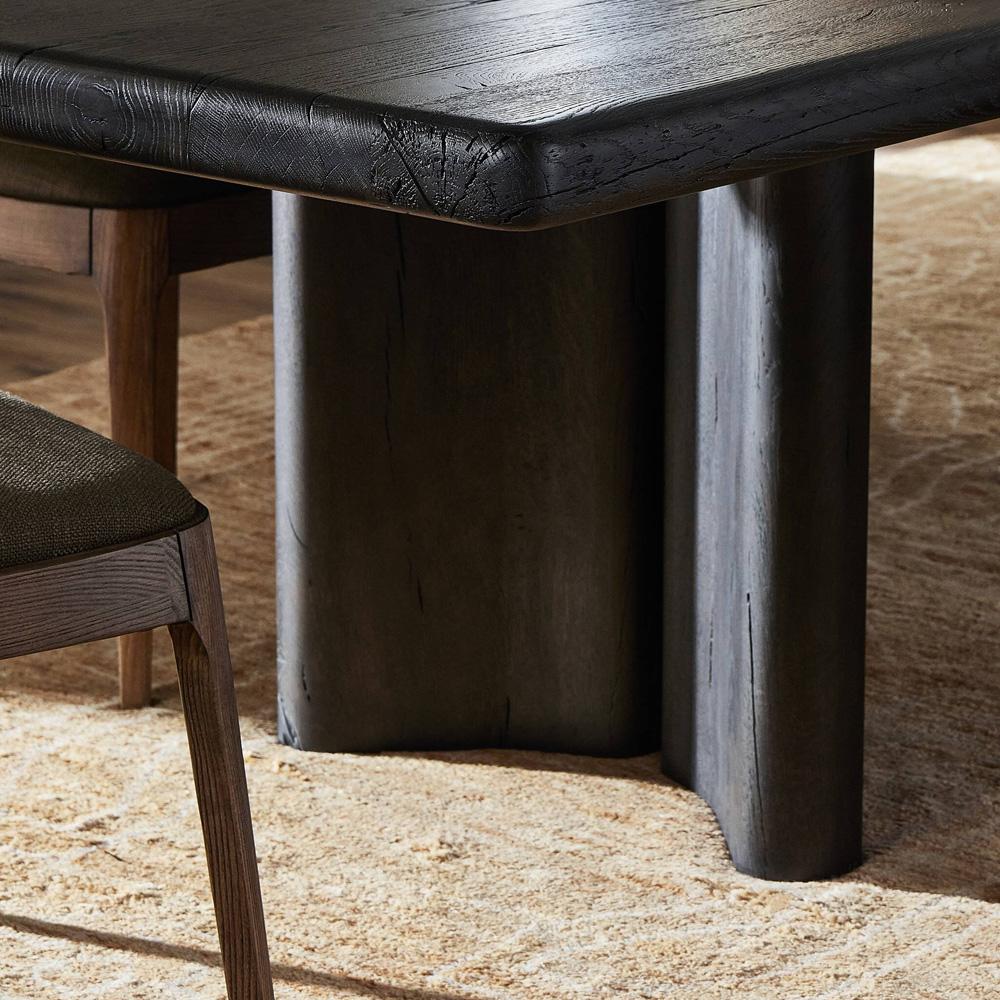 Four Hands - Bina - Castro Dining Table 118in - Dark Espresso Reclaimed French Oak - 244708-001 veiw 9