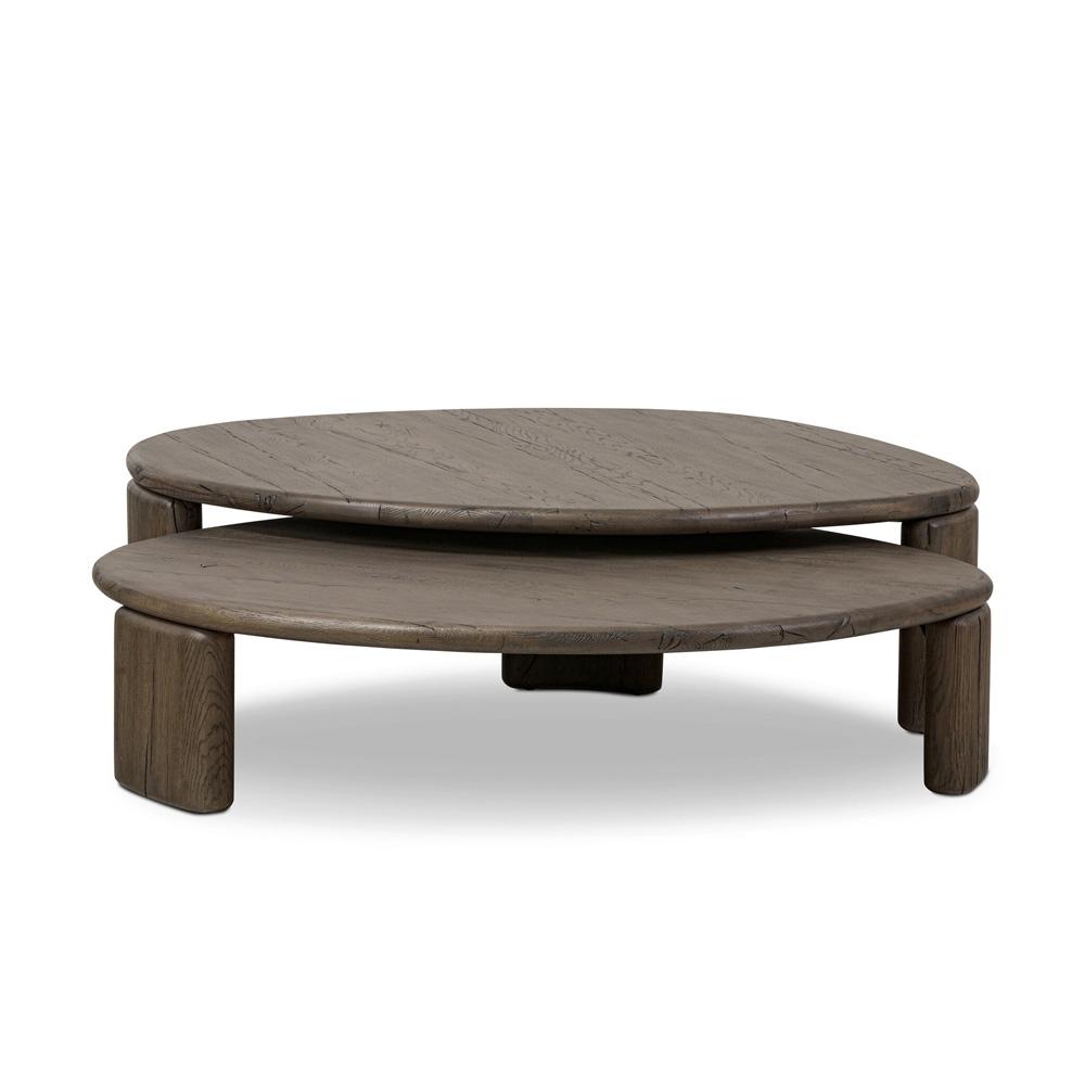 Four Hands - Bina - Falco Nesting Table - Grey Reclaimed French Oak - 242119-002 veiw 3