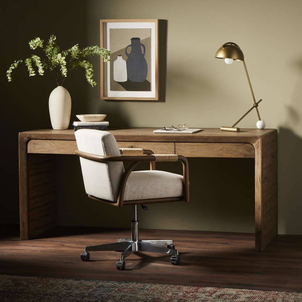 Four Hands - Bina - Henry Desk-Rustic Grey Veneer - 231554-001 veiw 2