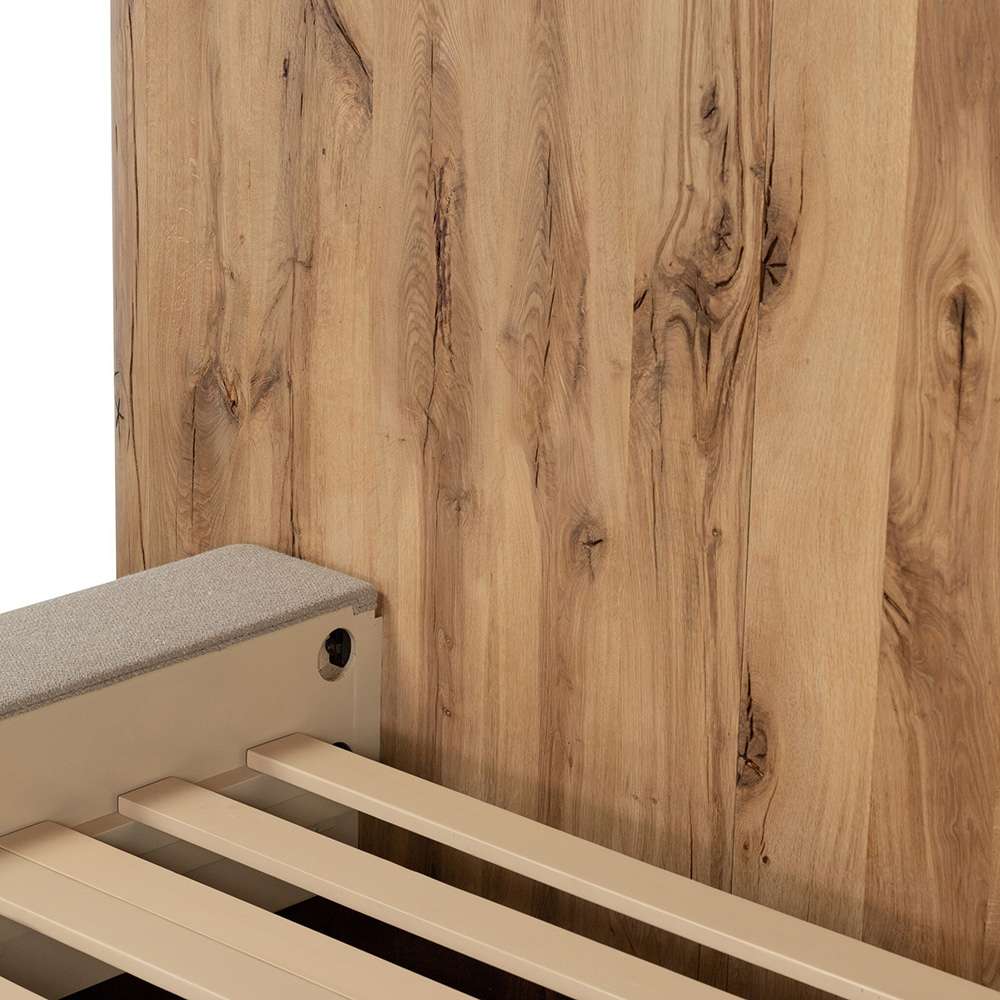 Four Hands - Bina - Lara Bed - Natural Reclaimed French Oak - Queen - 250642-002 veiw 6