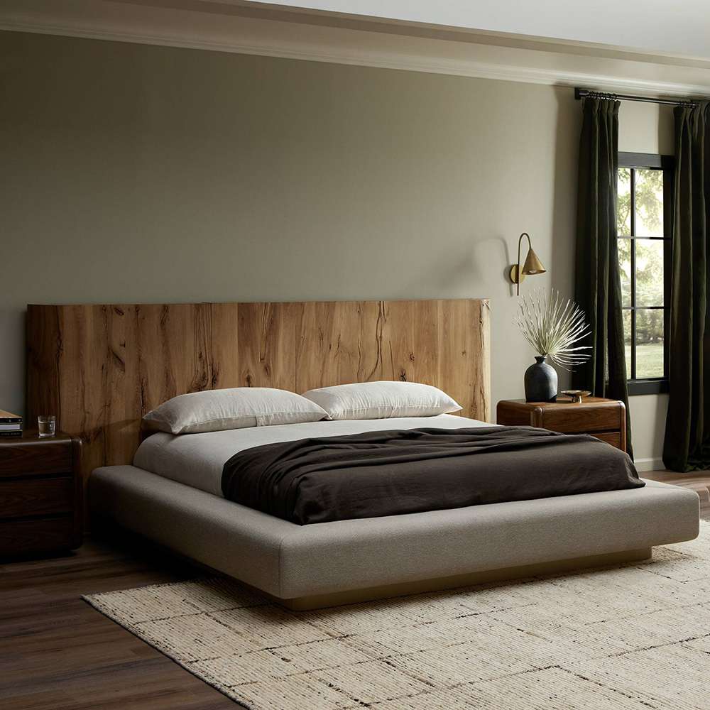 Four Hands - Bina - Lara Bed - Natural Reclaimed French Oak - Queen - 250642-002 veiw 10