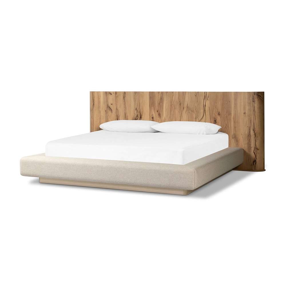 Four Hands - Bina - Lara Bed - Natural Reclaimed French Oak - Queen - 250642-002 veiw 11