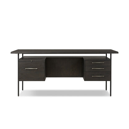 Four Hands - Bina - Lauren Desk - Charcoal Oak Resawn Veneer - 104607-003 veiw 2