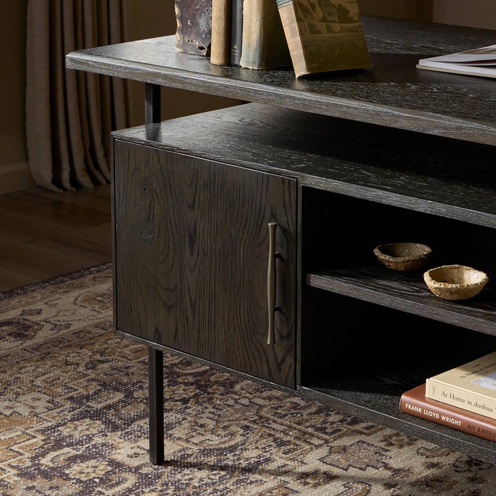 Four Hands - Bina - Lauren Desk - Charcoal Oak Resawn Veneer - 104607-003 veiw 12