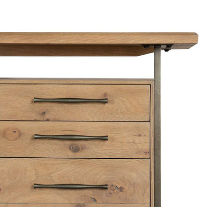Four Hands - Bina - Lauren Desk - Natural Resawn Oak - 104607-002 veiw 3