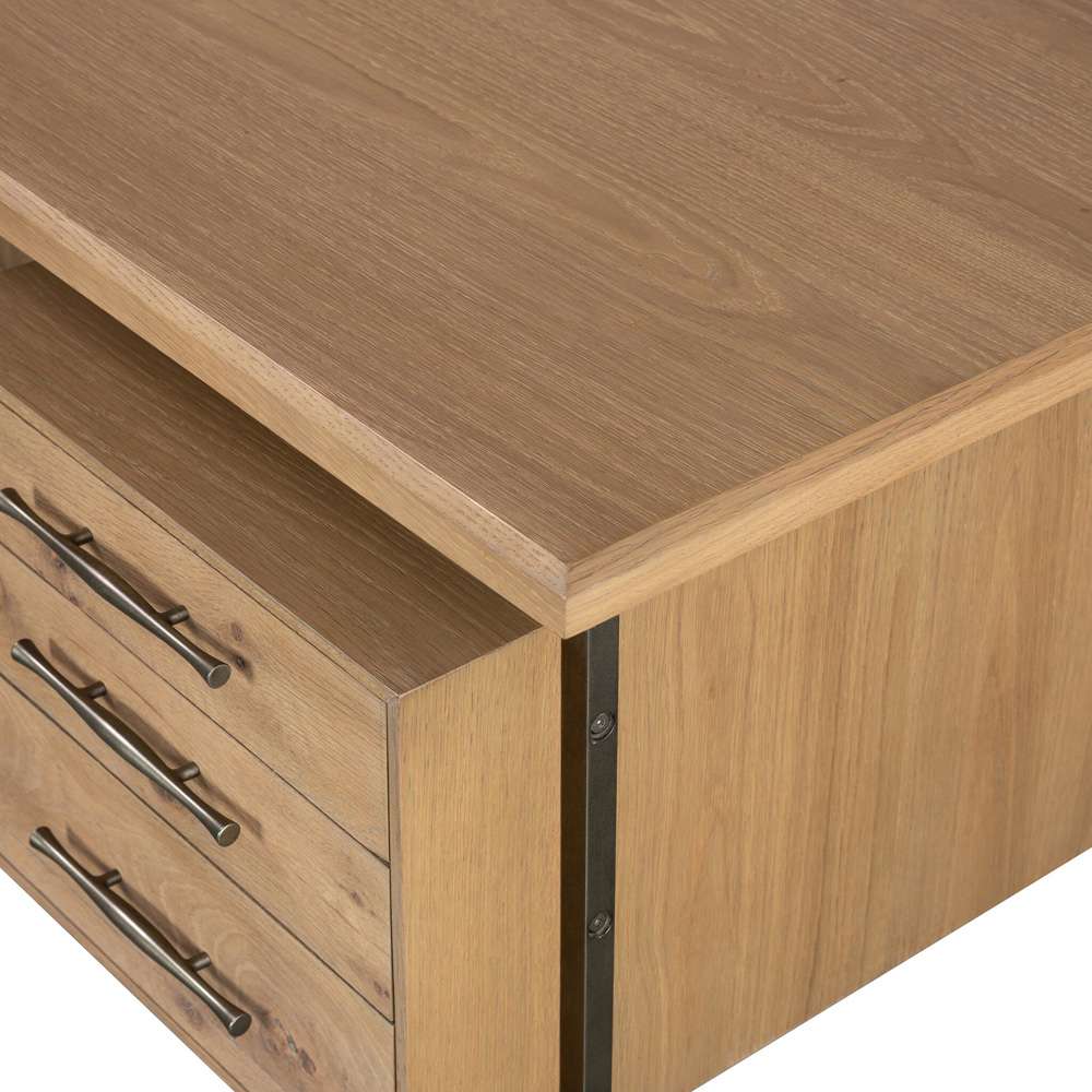 Four Hands - Bina - Lauren Desk - Natural Resawn Oak - 104607-002 veiw 4