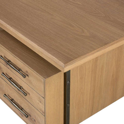 Four Hands - Bina - Lauren Desk - Natural Resawn Oak - 104607-002 veiw 4