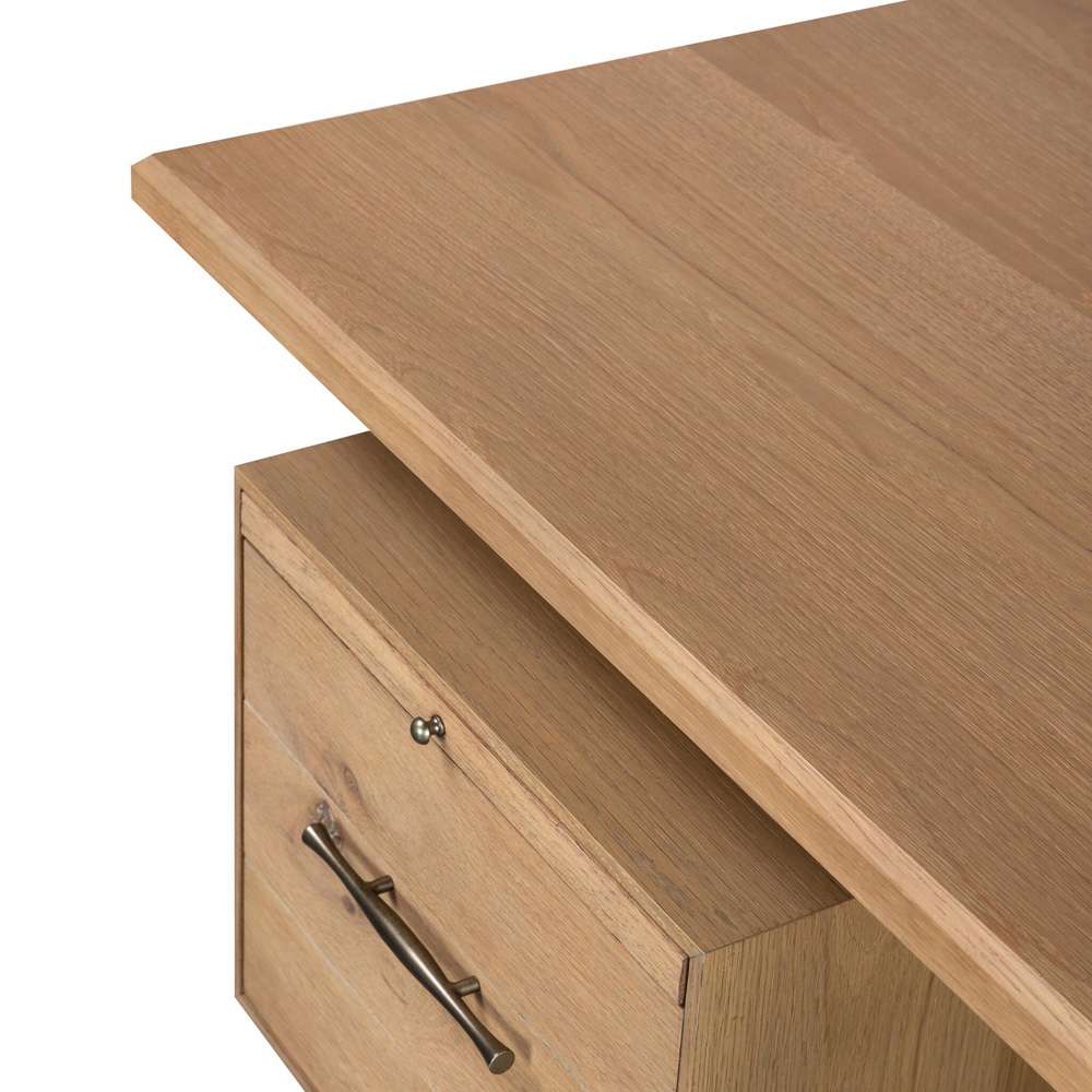 Four Hands - Bina - Lauren Desk - Natural Resawn Oak - 104607-002 veiw 5