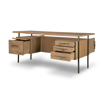 Four Hands - Bina - Lauren Desk - Natural Resawn Oak - 104607-002 veiw 10