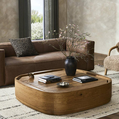 Four Hands - Bina - Leandro Coffee Table - Natural Reclaimed French Oak - 242130-003 veiw 11