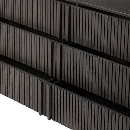 Four Hands - Bina - Leo 6 Drawer Dresser - Smoked Black - 231733-003 veiw 10