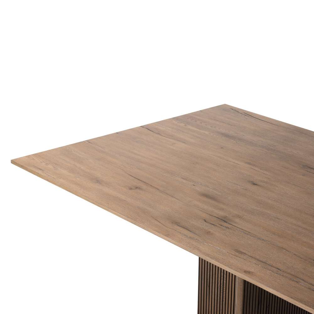 Four Hands - Bina - Leo Dining Table - Rustic Grey Veneer - 231848-002 veiw 3