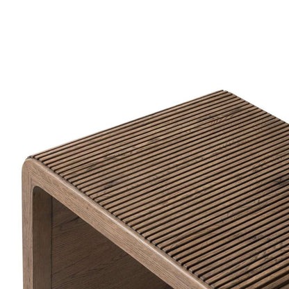 Four Hands - Bina - Leo End Table - Rustic Grey - 231793-002 veiw 6