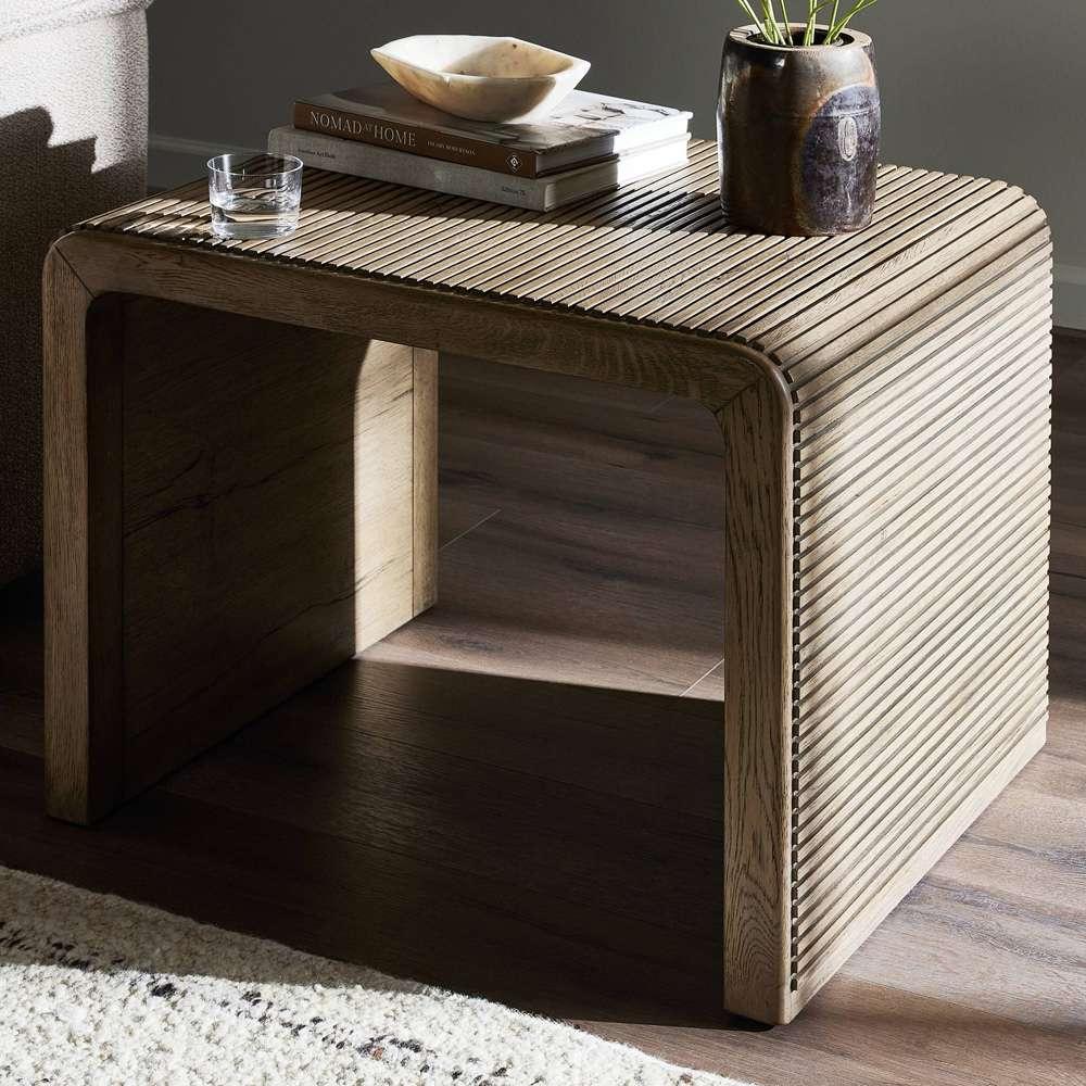 Four Hands - Bina - Leo End Table - Rustic Grey - 231793-002 veiw 11