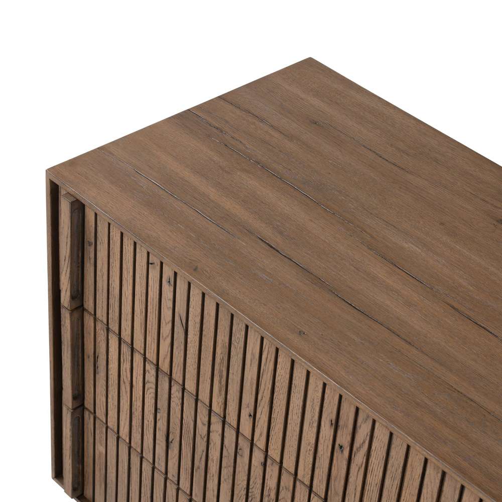 Four Hands - Bina - Leo Nightstand - Rustic Grey - 231734-002 veiw 4