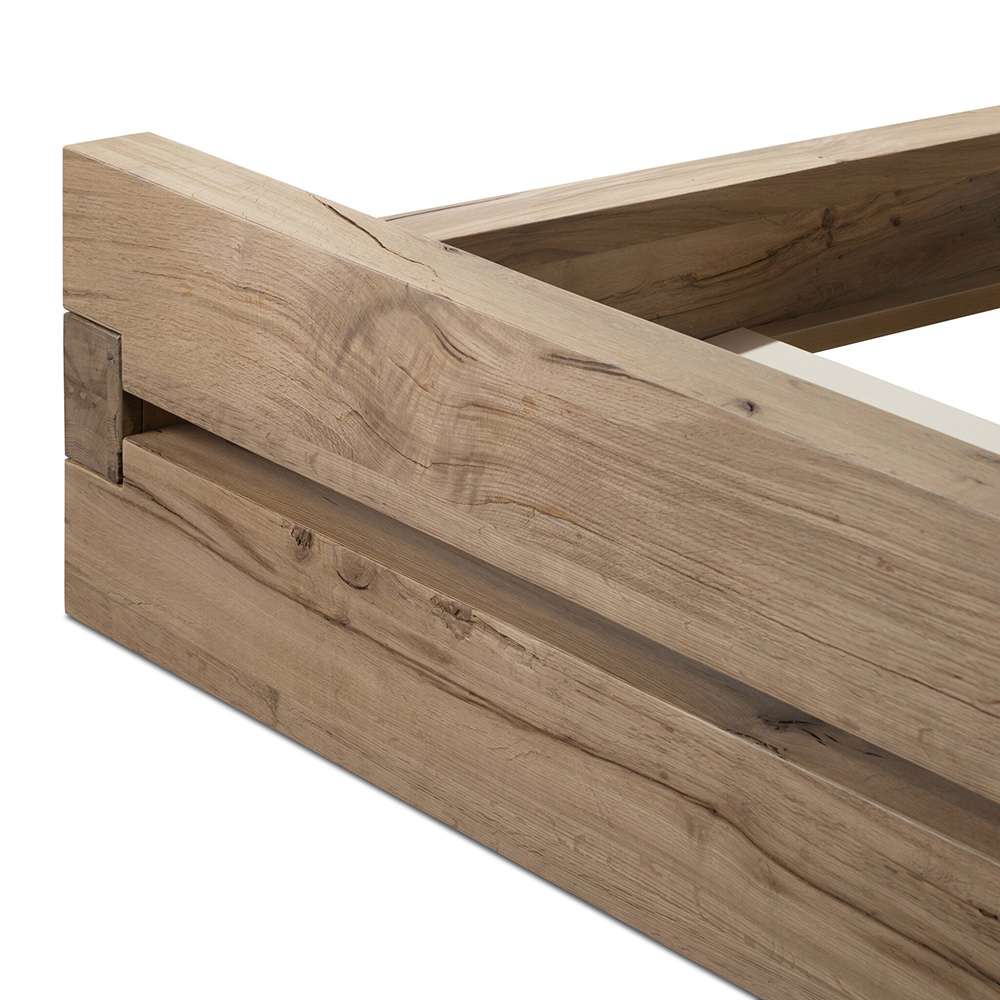Four Hands - Bina - Lia Bed - Natural Reclaimed French Oak - Queen - 242174-001 veiw 6