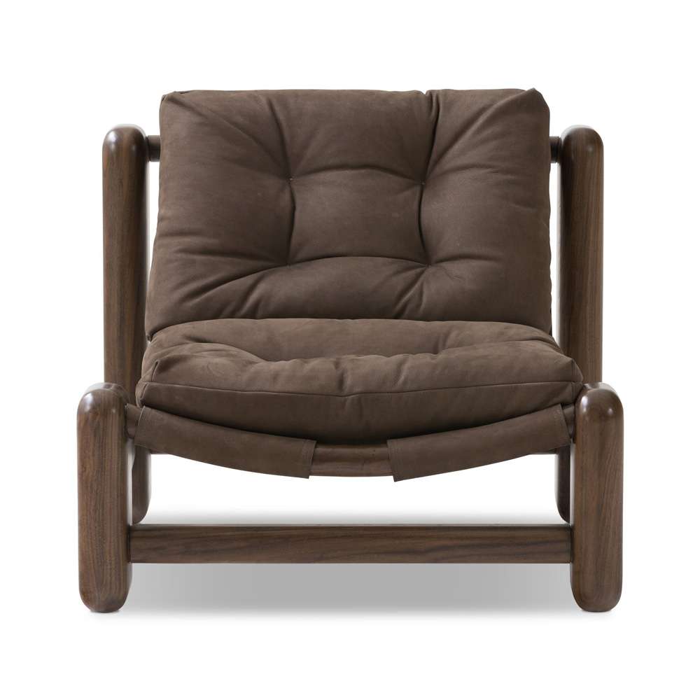 Four Hands - Bina - Lucio Chair - Nubuck Cigar - 242116-001 veiw 1