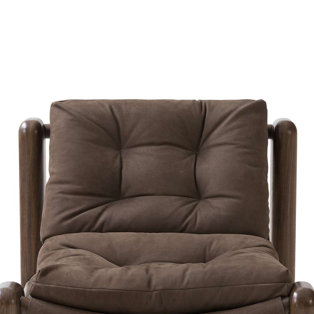 Four Hands - Bina - Lucio Chair - Nubuck Cigar - 242116-001 veiw 3