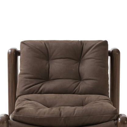 Four Hands - Bina - Lucio Chair - Nubuck Cigar - 242116-001 veiw 3