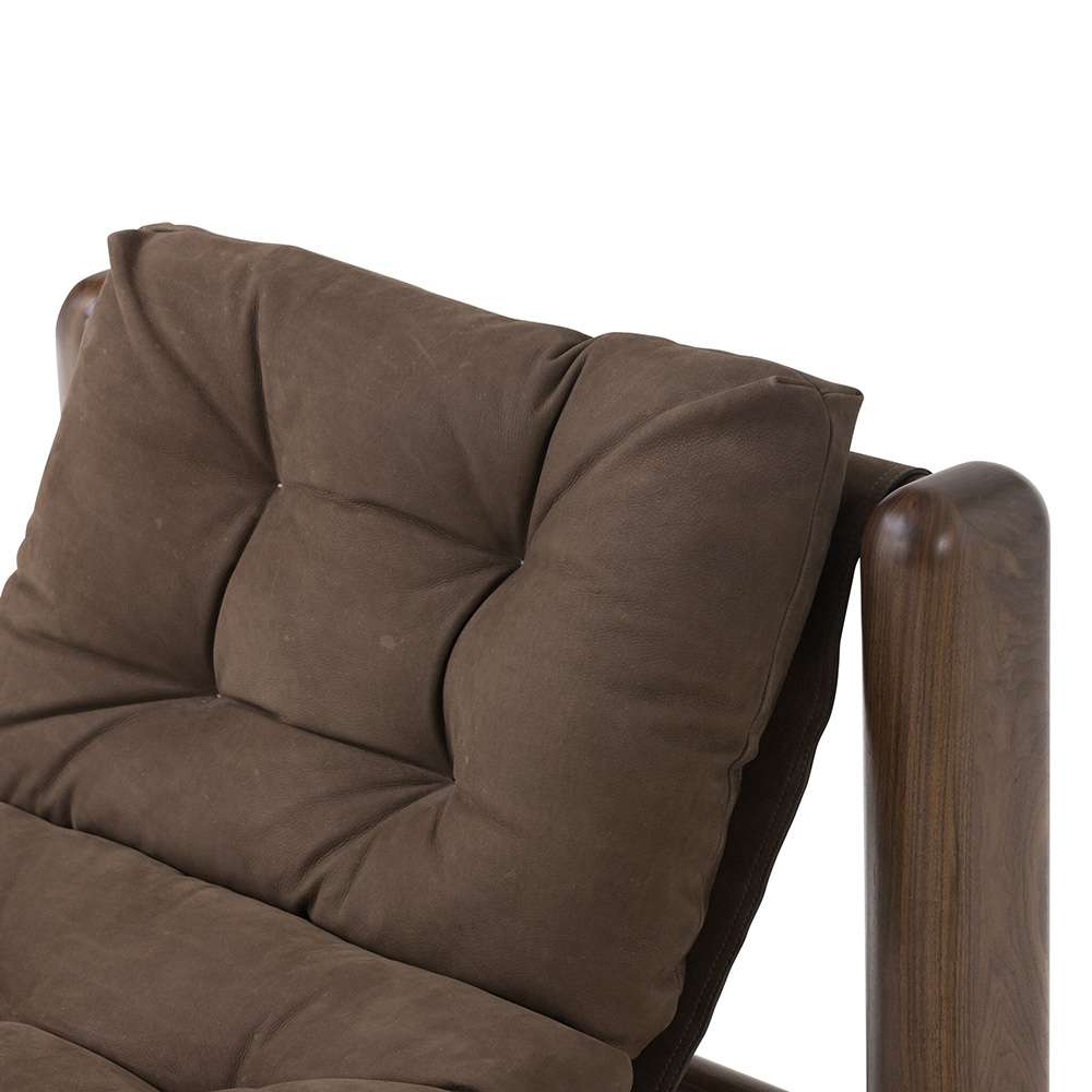 Four Hands - Bina - Lucio Chair - Nubuck Cigar - 242116-001 veiw 4