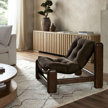 Four Hands - Bina - Lucio Chair - Nubuck Cigar - 242116-001 veiw 10