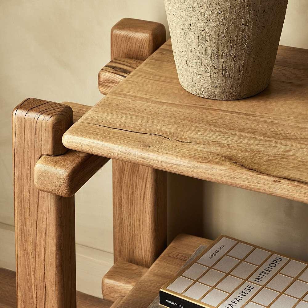Four Hands - Bina - Marcia Low Console Table - French Oak - 242151-001 veiw 3