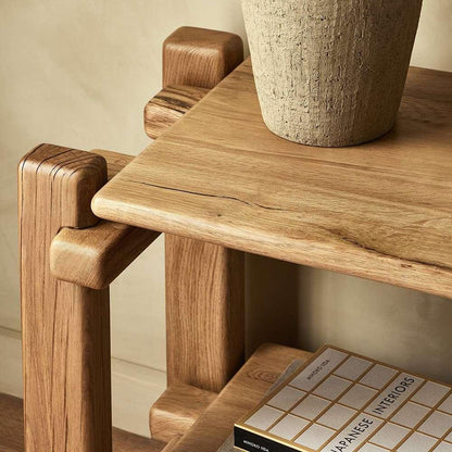 Four Hands - Bina - Marcia Low Console Table - French Oak - 242151-001 veiw 3
