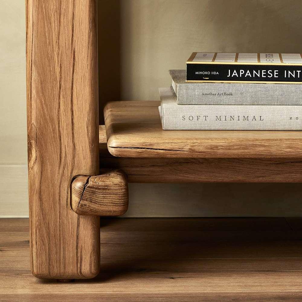 Four Hands - Bina - Marcia Low Console Table - French Oak - 242151-001 veiw 4