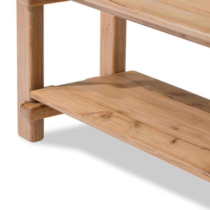 Four Hands - Bina - Marcia Low Console Table - French Oak - 242151-001 veiw 6