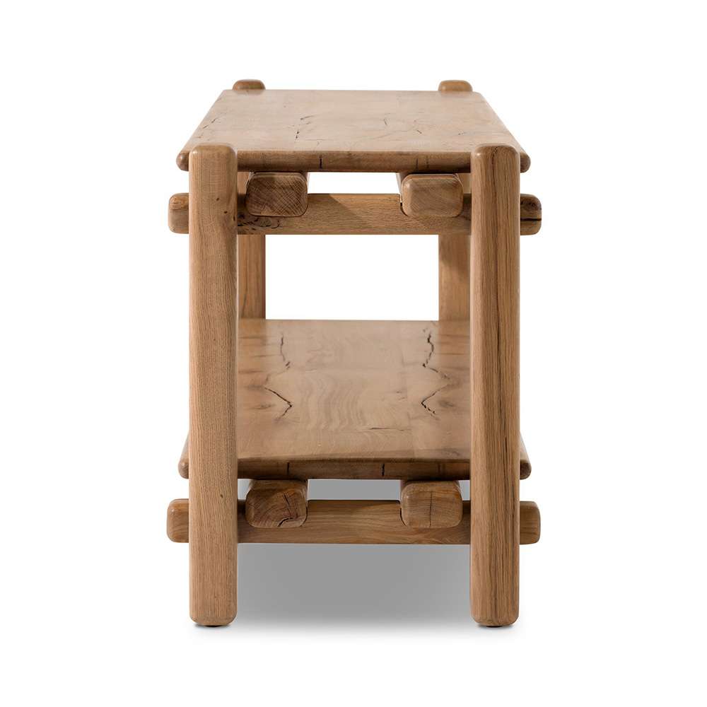 Four Hands - Bina - Marcia Low Console Table - French Oak - 242151-001 veiw 10
