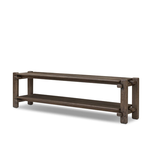 Four Hands - Bina - Marcia Low Console Table - Grey Reclaimed French Oak - 242151-002_CLOSEOUT view 1