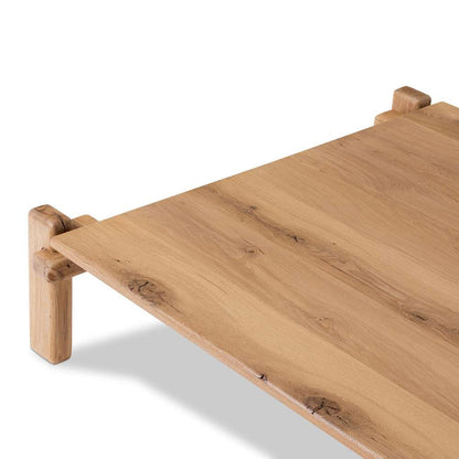 Four Hands - Bina - Marcia Square Coffee Table - French Oak - 242147-001 veiw 4