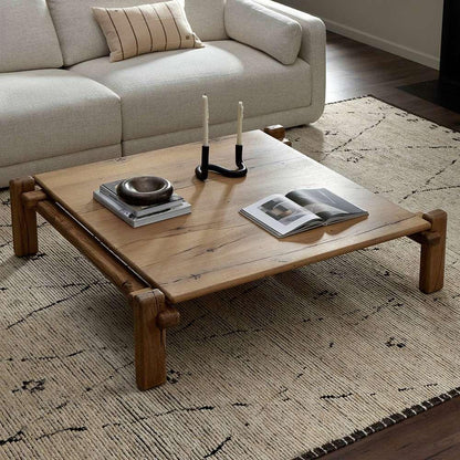 Four Hands - Bina - Marcia Square Coffee Table - French Oak - 242147-001 veiw 9