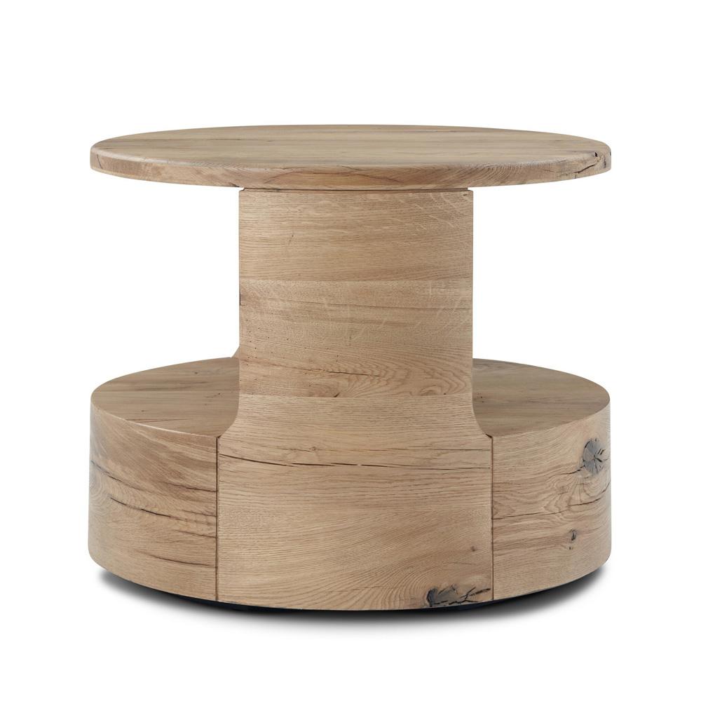 Four Hands - Bina - Matheus End Table - Natural Reclaimed French Oak - 242137-003 veiw 3