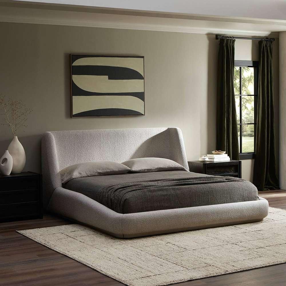 Four Hands - Bina - Paloma Bed - Sattley Fog - King - 242169-003 veiw 10