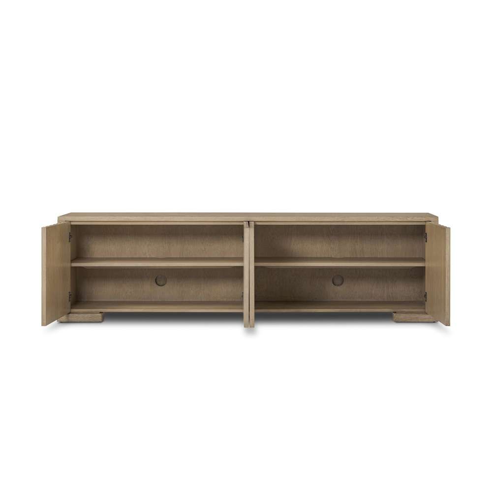 Four Hands - Bina - Ramos Media Console - Bleached Oak - 242273-001 veiw 10