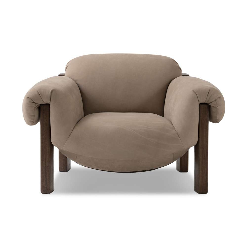 Four Hands - Bina - Samena Chair - Nubuck Sand - 242115-001 veiw 1