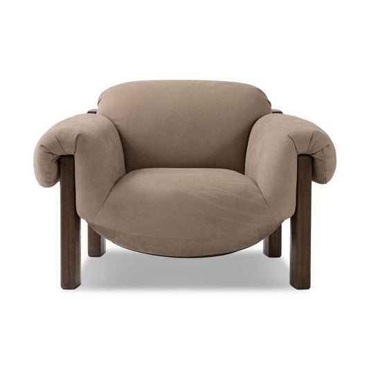 Four Hands - Bina - Samena Chair - Nubuck Sand - 242115-001 veiw 1