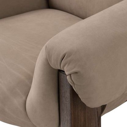 Four Hands - Bina - Samena Chair - Nubuck Sand - 242115-001 veiw 4