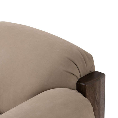 Four Hands - Bina - Samena Chair - Nubuck Sand - 242115-001 veiw 5