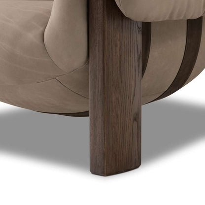 Four Hands - Bina - Samena Chair - Nubuck Sand - 242115-001 veiw 7